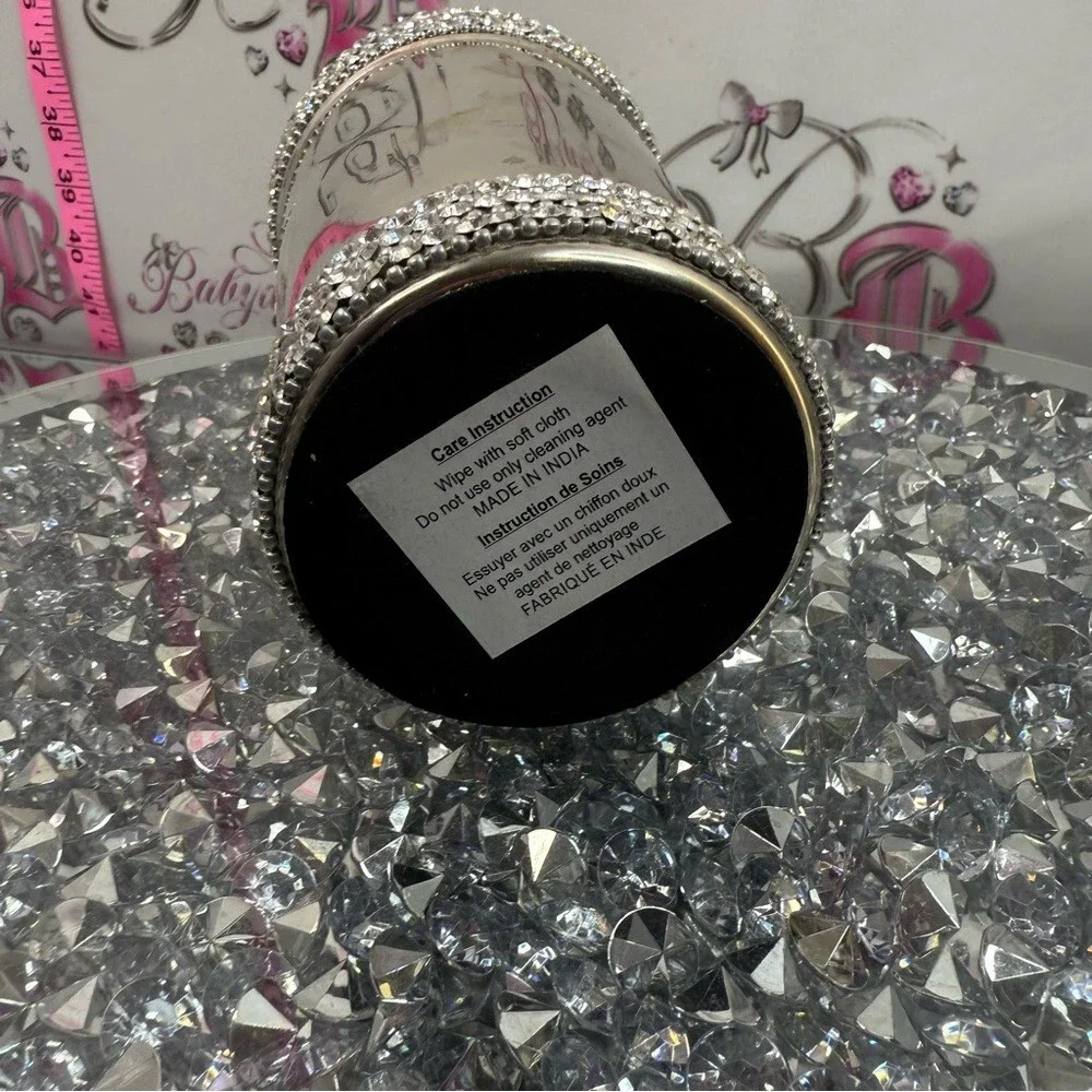Barware Entertaining Collection Cocktail Shaker - Silver Crystal Accent